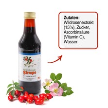 Hagebuttensirup mit Vitamin C, 250 ml