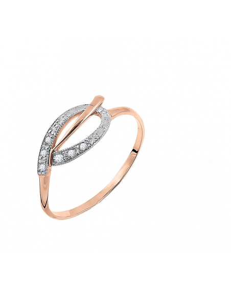 Кольцо с фианитами