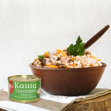 Каша перловая с говядиной