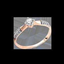 Damenring mit Zirkonia