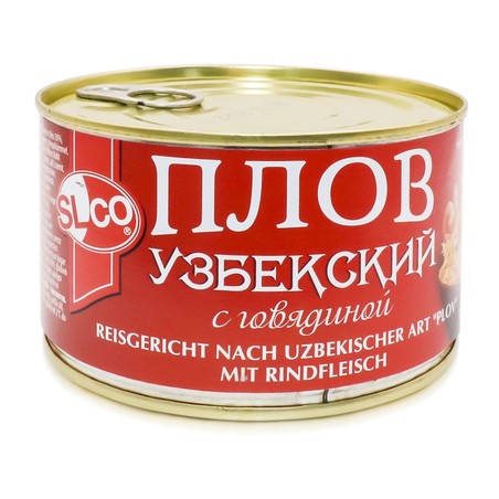 Usbekischer Plov mit Rindfleisch