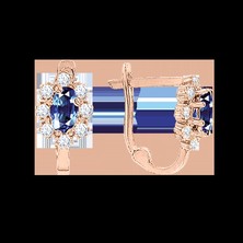 Ohrhänger mit Zirkonia