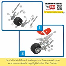 Metallbaukasten "Motorrad"