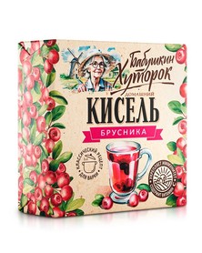 Кисель брусничный