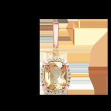 Anhänger mit Swarovski Zirkonia und Topas Swarovski