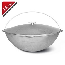 Gusseisenkessel mit Deckel