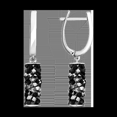 Серьги с Swarovski Zirkonia