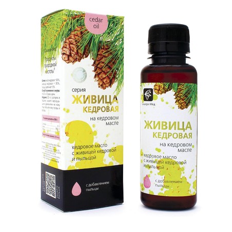 Живица кедровая с пыльцой