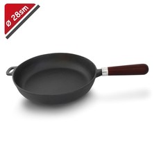 Gusseisenpfanne D28 cm mit einem abnehmbaren Griff ohne Deckel