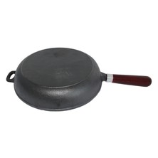 Gusseisenpfanne D28 cm mit einem abnehmbaren Griff ohne Deckel