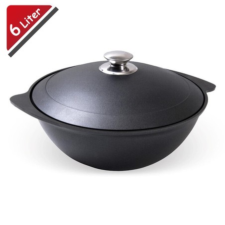 Kasan "Kukmara" 6 Liter mit Antihaftbeschichtung und Deckel