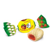 Клубника со сливками 250г