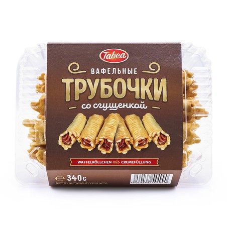 Трубочки со сгущенкой