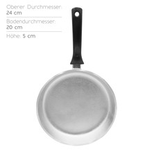 Сковорода с крышкой D24 см