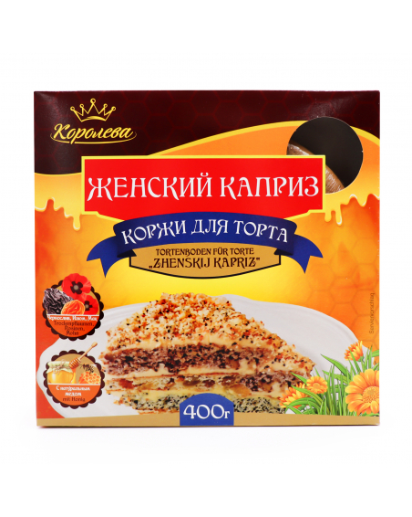 Tortenböden für "Zhenskij kapriz" 400g von "Korolewa"