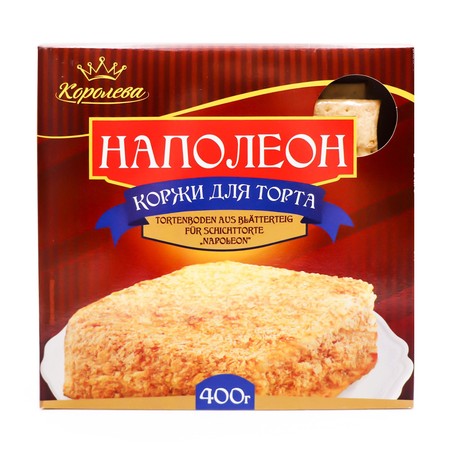 Kuchenböden für Napoleon-Kuchen 400g von "Korolewa"